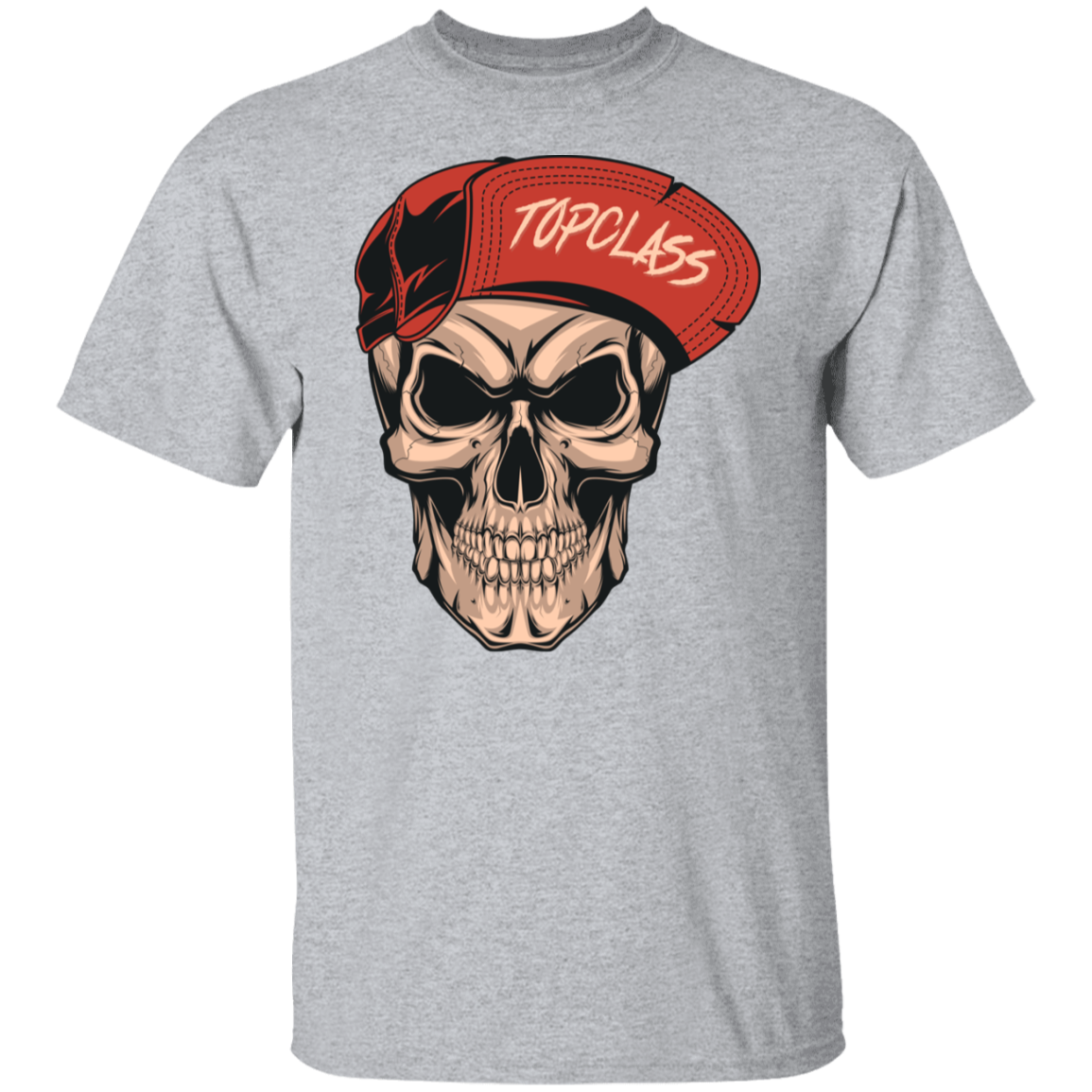 Topclass Skull with Red Hat Tshirt