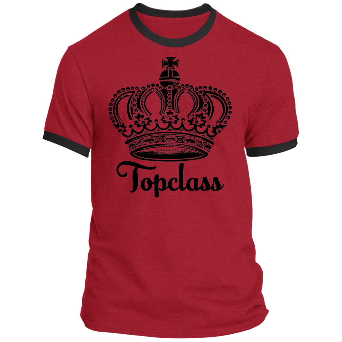 Topclass White Logo Crown Tshirt