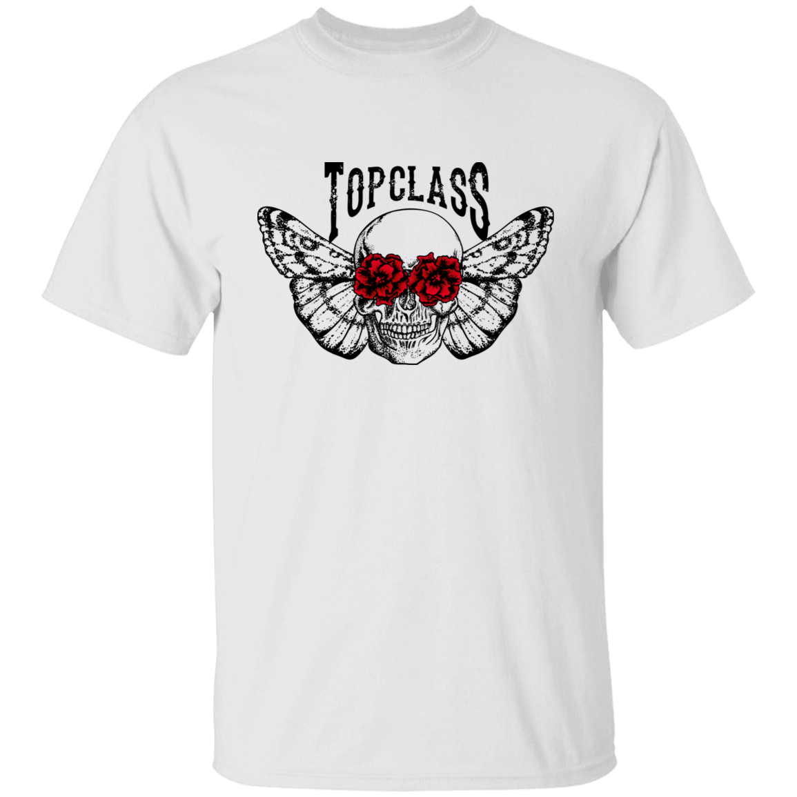 Topclass Skull with Moth Tshirt