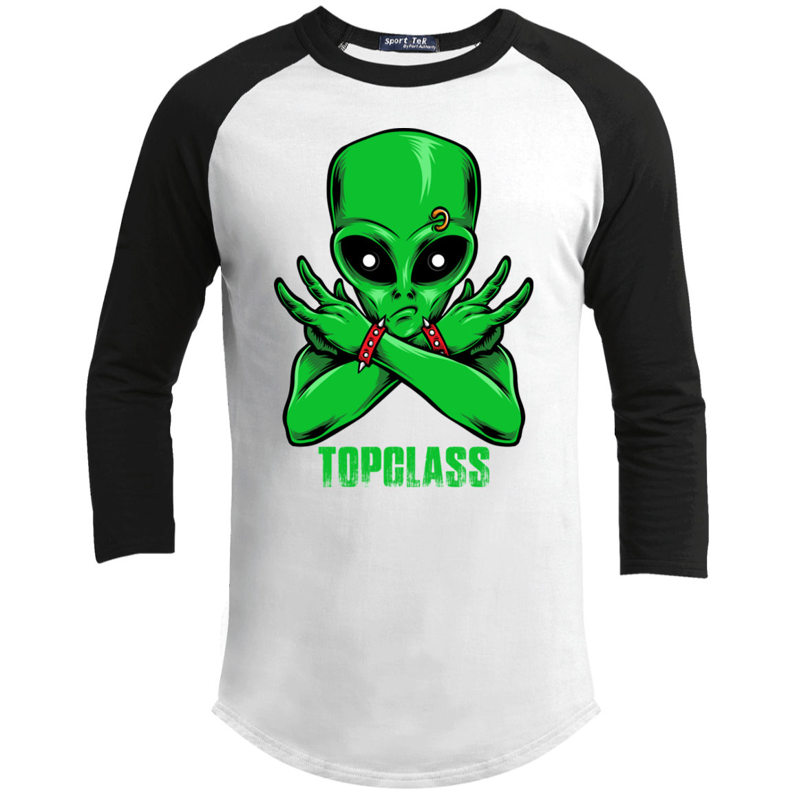 Topclass Alien Youth Baseball Tshirt