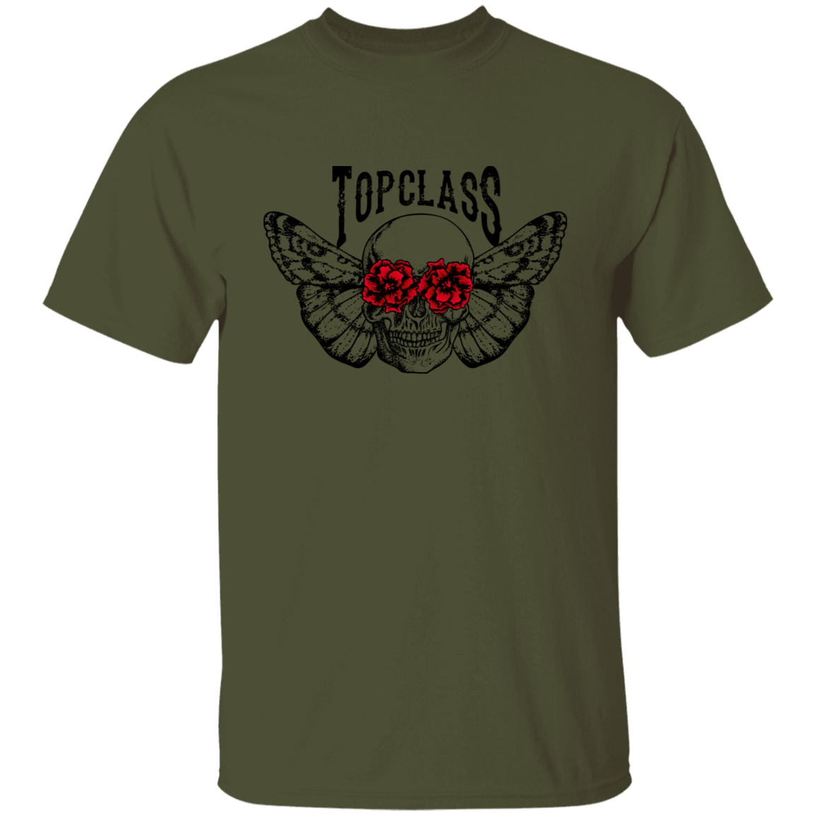 Topclass Skull with Moth Tshirt
