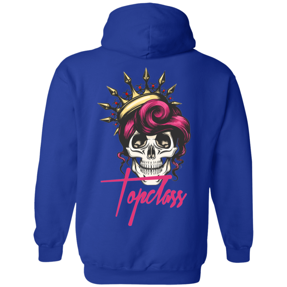 Topclass Pink Skull Hoodie - Topclass Mafia