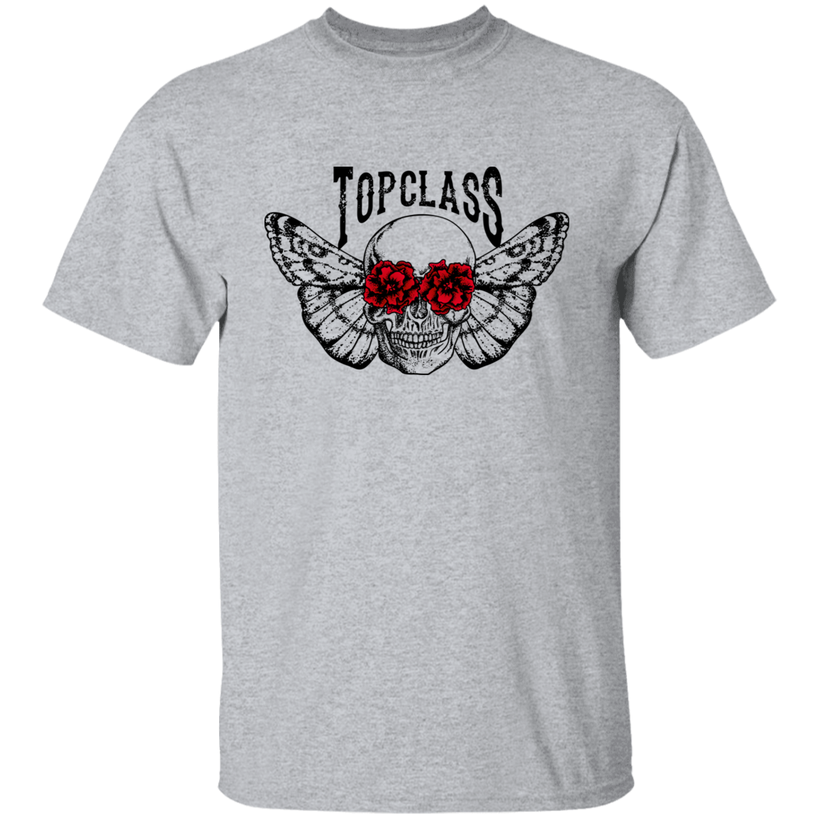 Topclass Skull with Moth Tshirt
