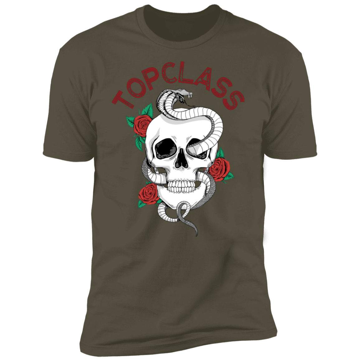 Topclass Skull with snake Tshirt