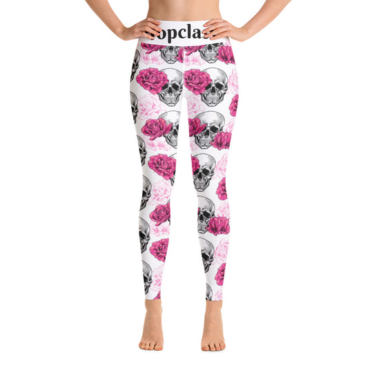 Topclass Skull and Rose Leggings