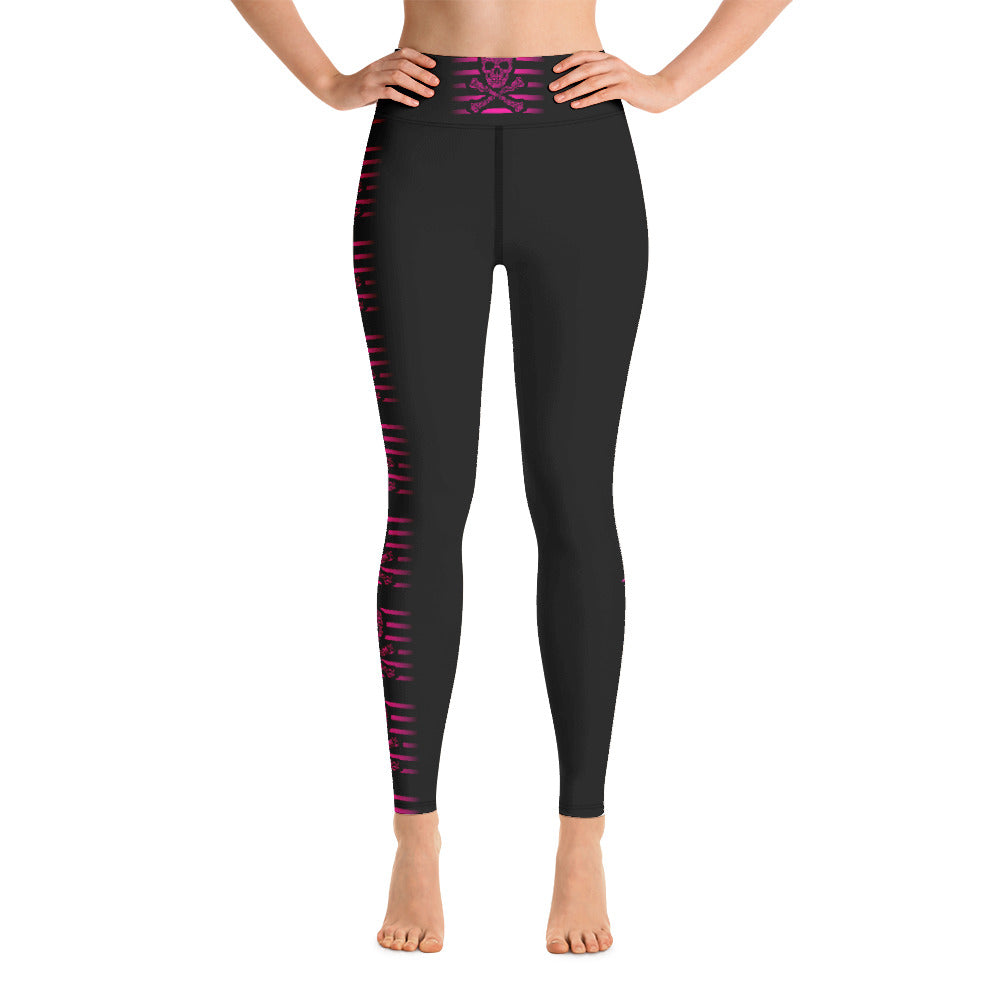 Topclass Pink Skull and Bones Leggings
