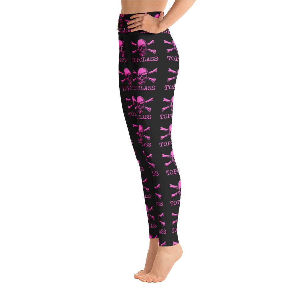 Topclass Pink Skull Leggings