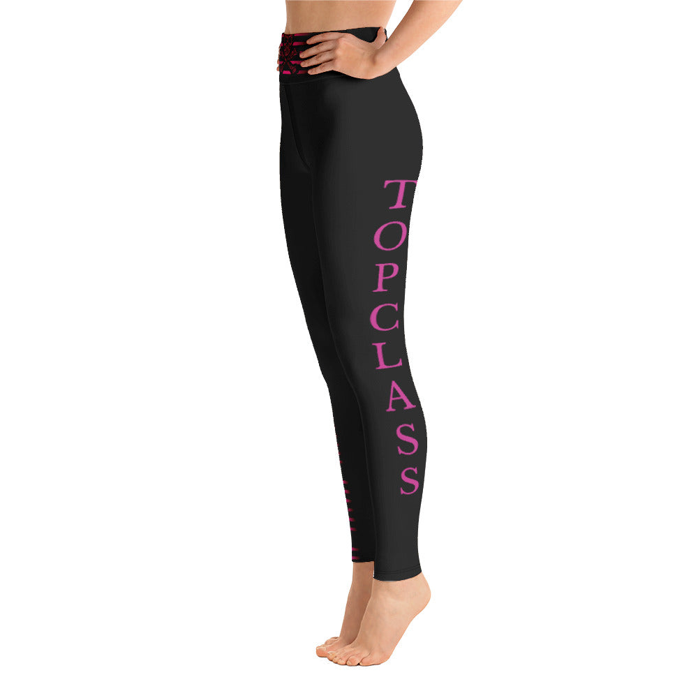 Topclass Pink Skull and Bones Leggings