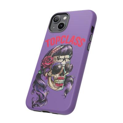 Topclass Pin Up Girl Skull Tough Phone Case