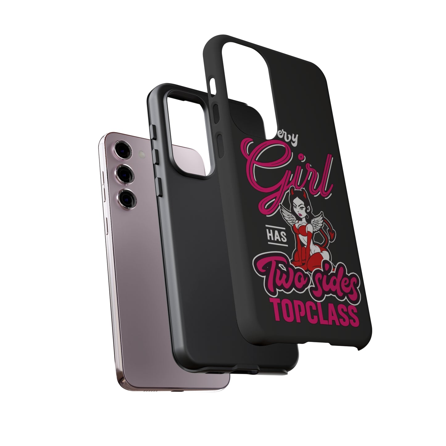 Topclass Tough Phone Cases Every girl has two sides