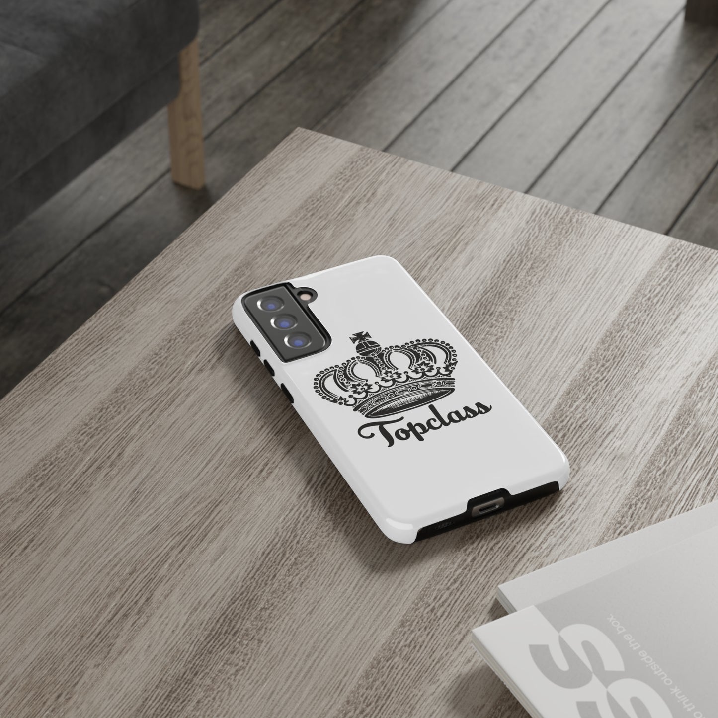 Topclass Black Logo Tough Phone Cases