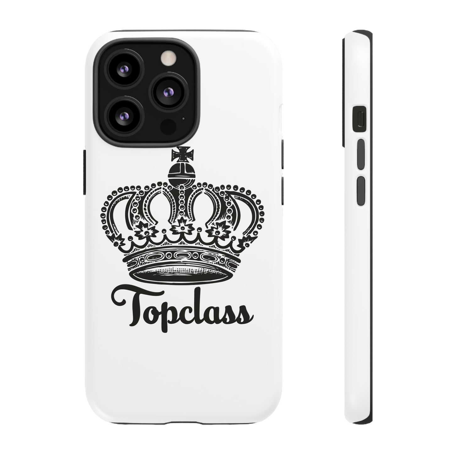 Topclass Black Logo Tough Phone Cases