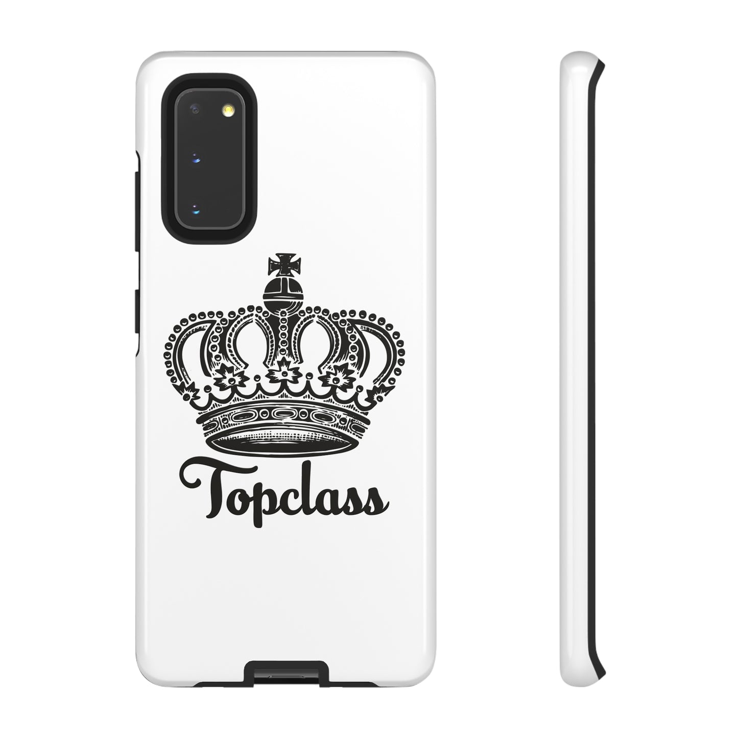 Topclass Black Logo Tough Phone Cases