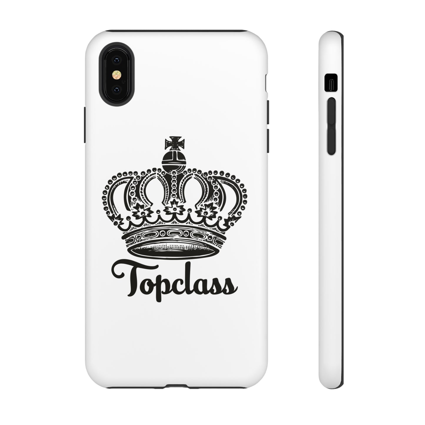 Topclass Black Logo Tough Phone Cases