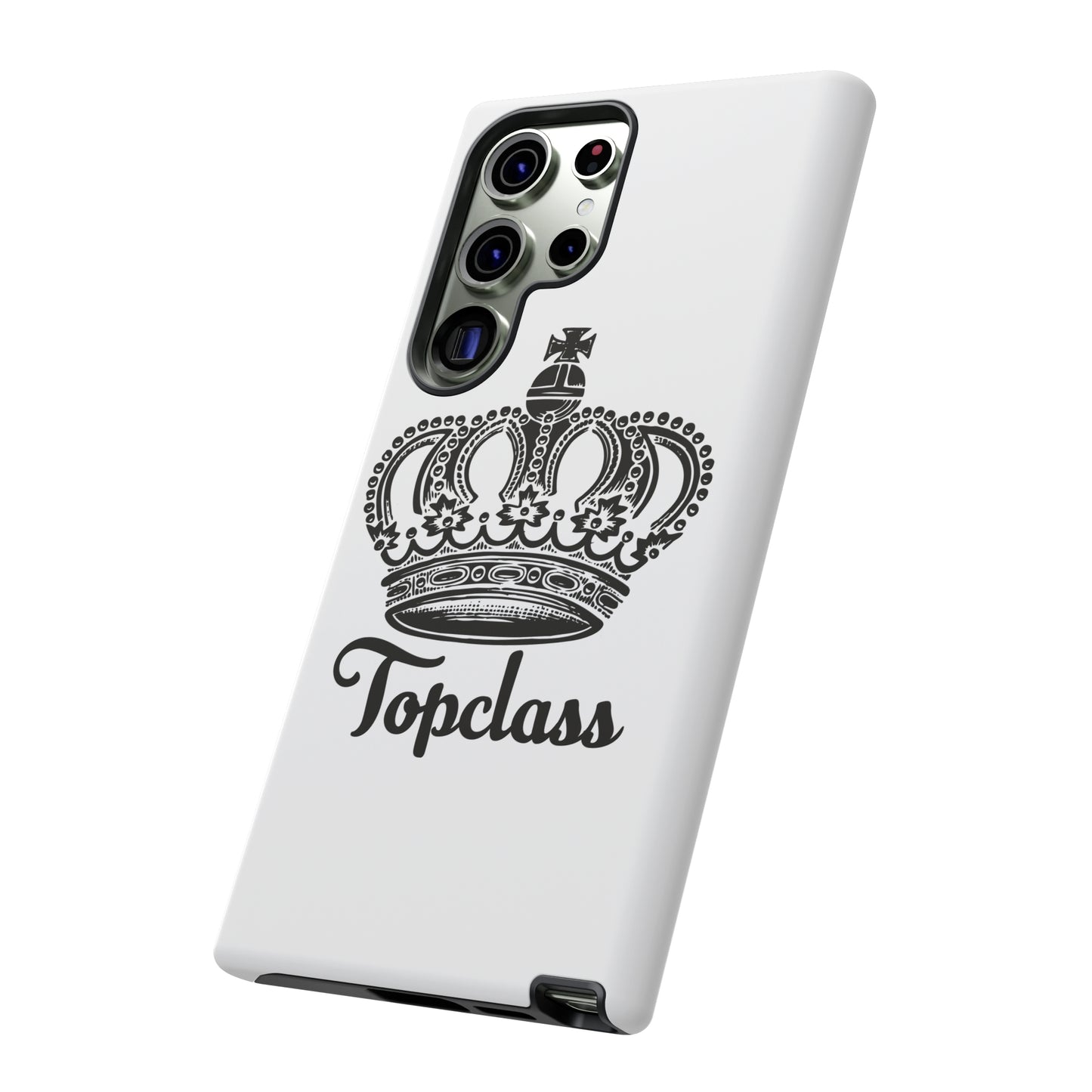 Topclass Black Logo Tough Phone Cases