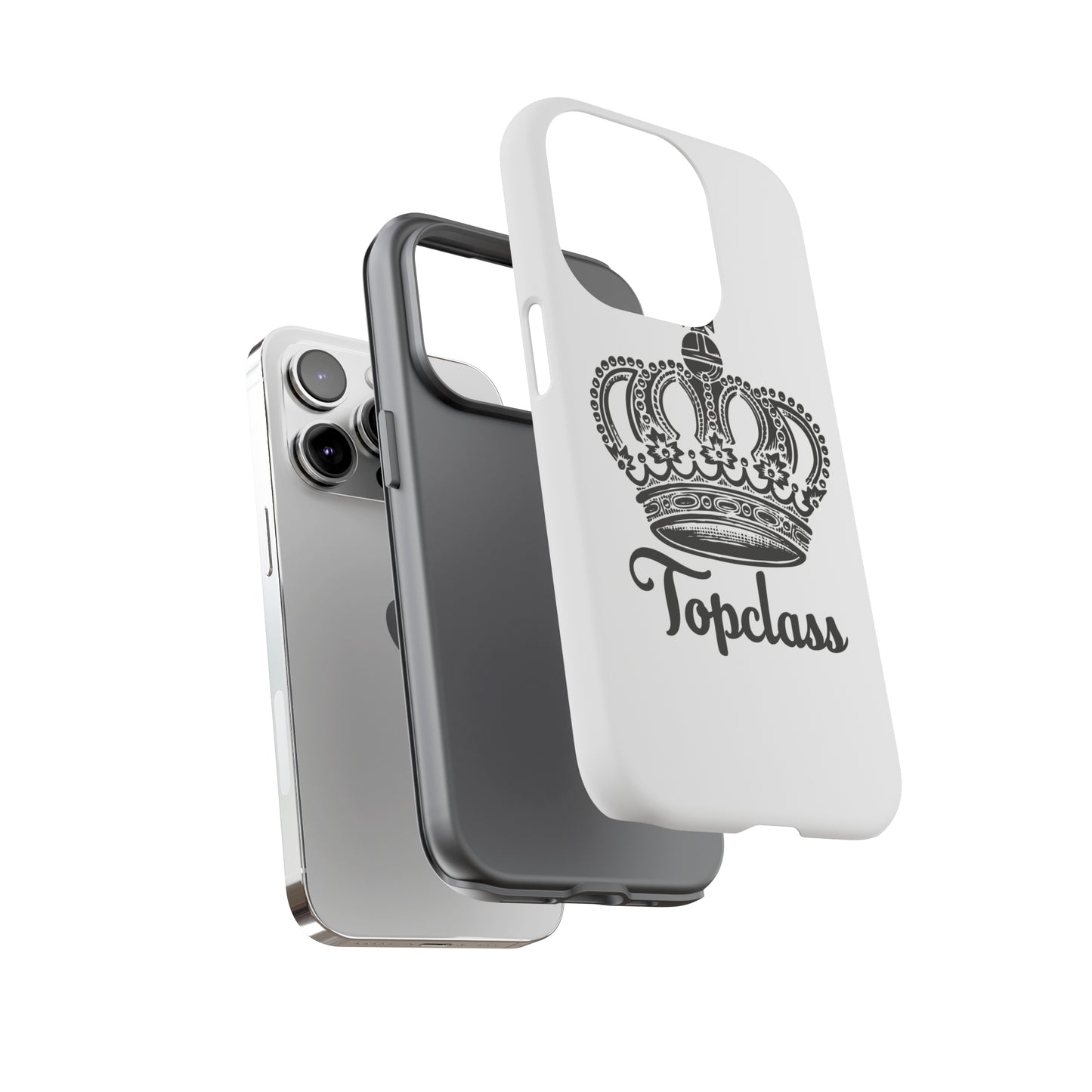 Topclass Black Logo Tough Phone Cases