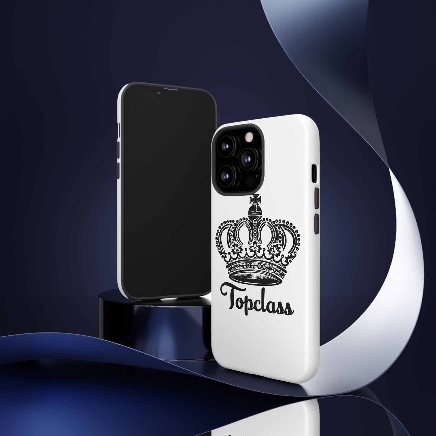 Topclass Black Logo Tough Phone Cases