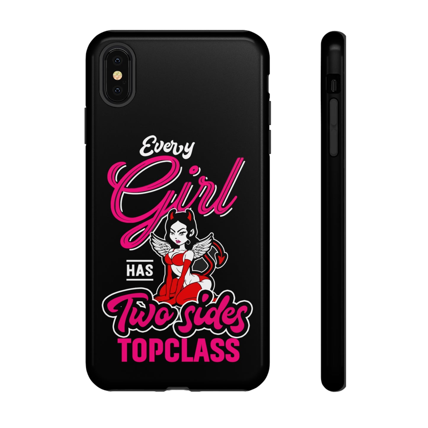 Topclass Tough Phone Cases Every girl has two sides