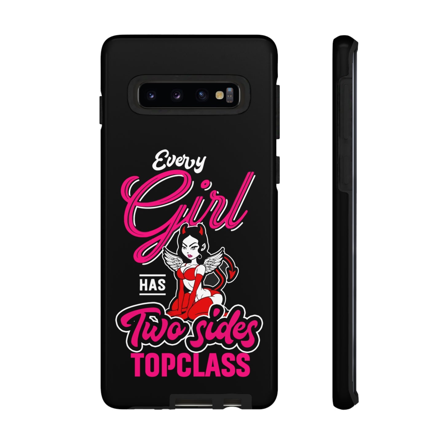 Topclass Tough Phone Cases Every girl has two sides