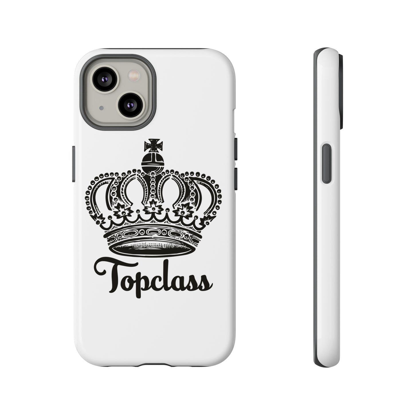 Topclass Black Logo Tough Phone Cases