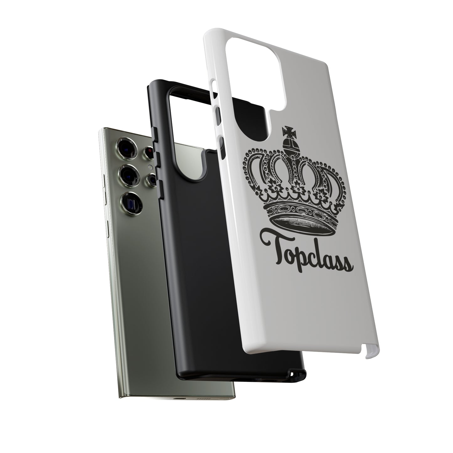 Topclass Black Logo Tough Phone Cases