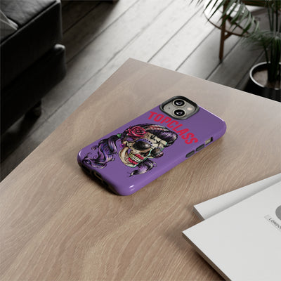 Topclass Pin Up Girl Skull Tough Phone Case