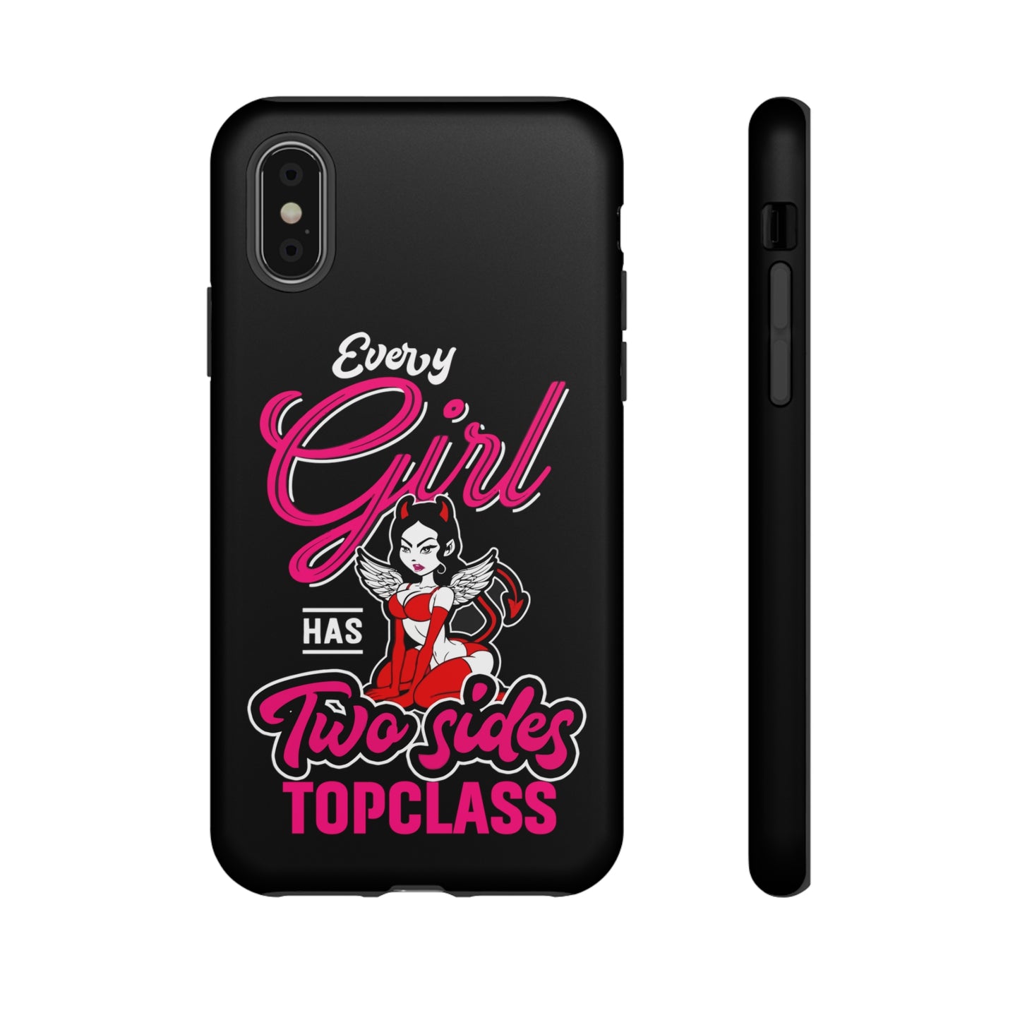 Topclass Tough Phone Cases Every girl has two sides