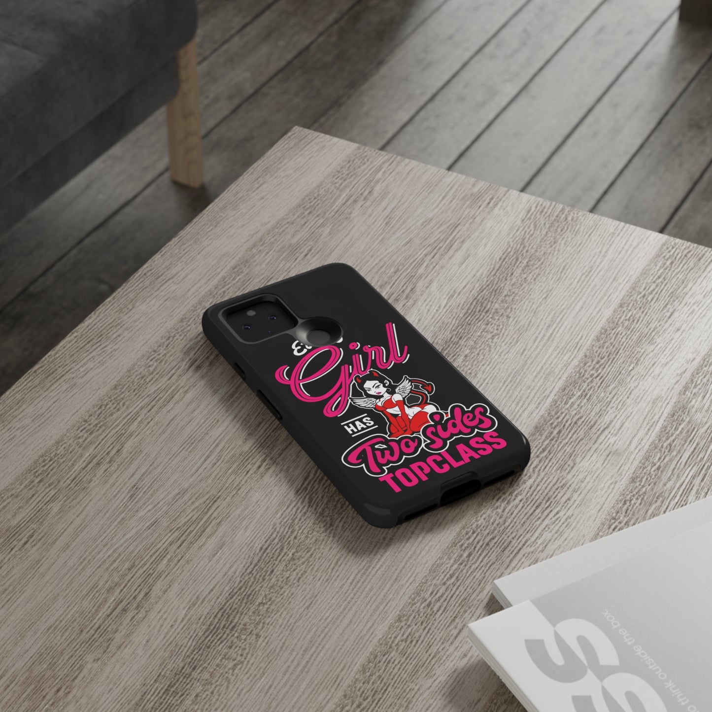 Topclass Tough Phone Cases Every girl has two sides