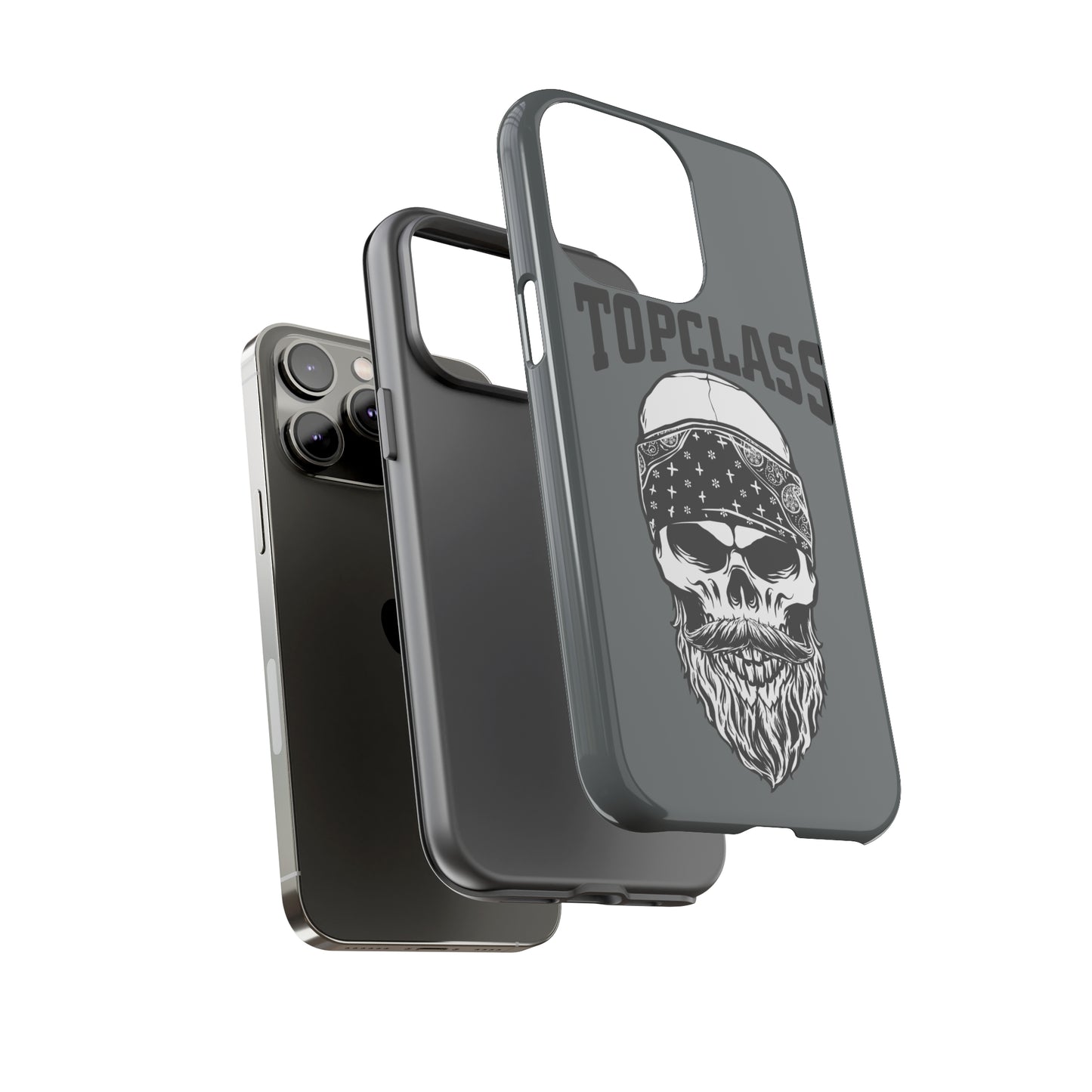 Topclass Bearded Skull Tough Phone Case