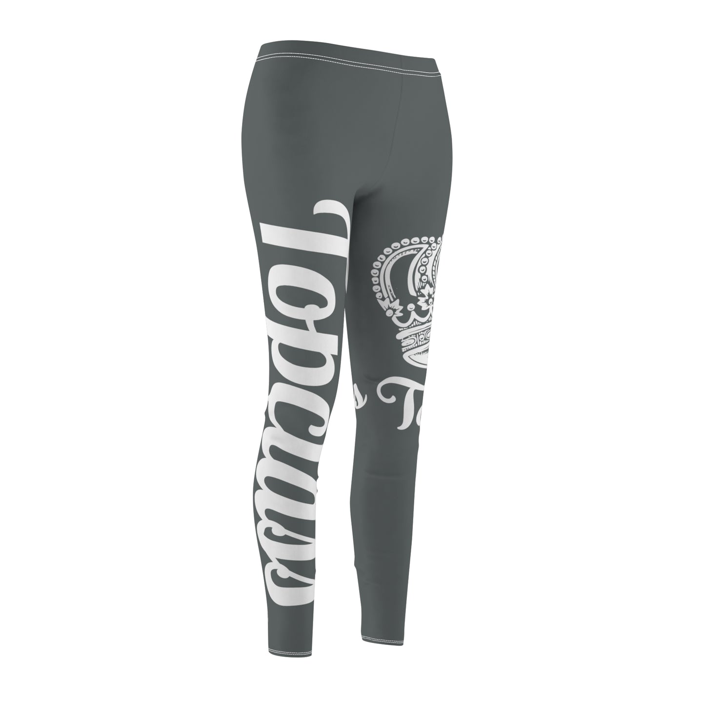 Copy of Copy of Topclass White Crown Logo Leggings