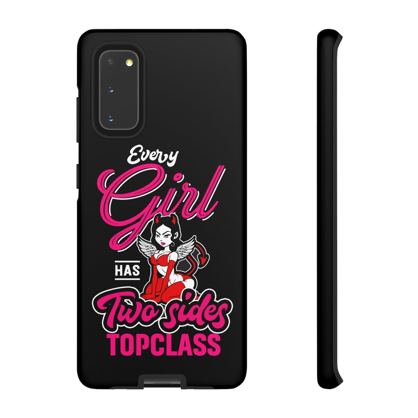 Topclass Tough Phone Cases Every girl has two sides