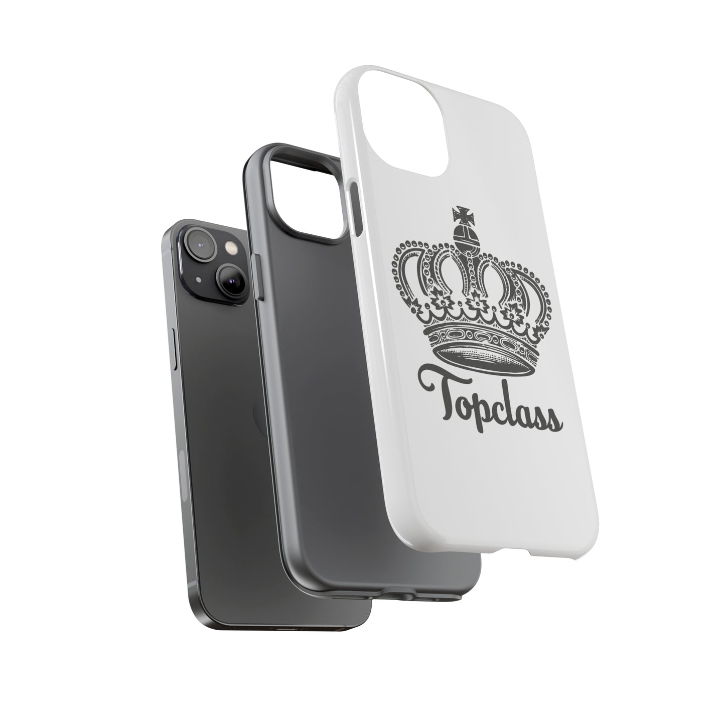 Topclass Black Logo Tough Phone Cases