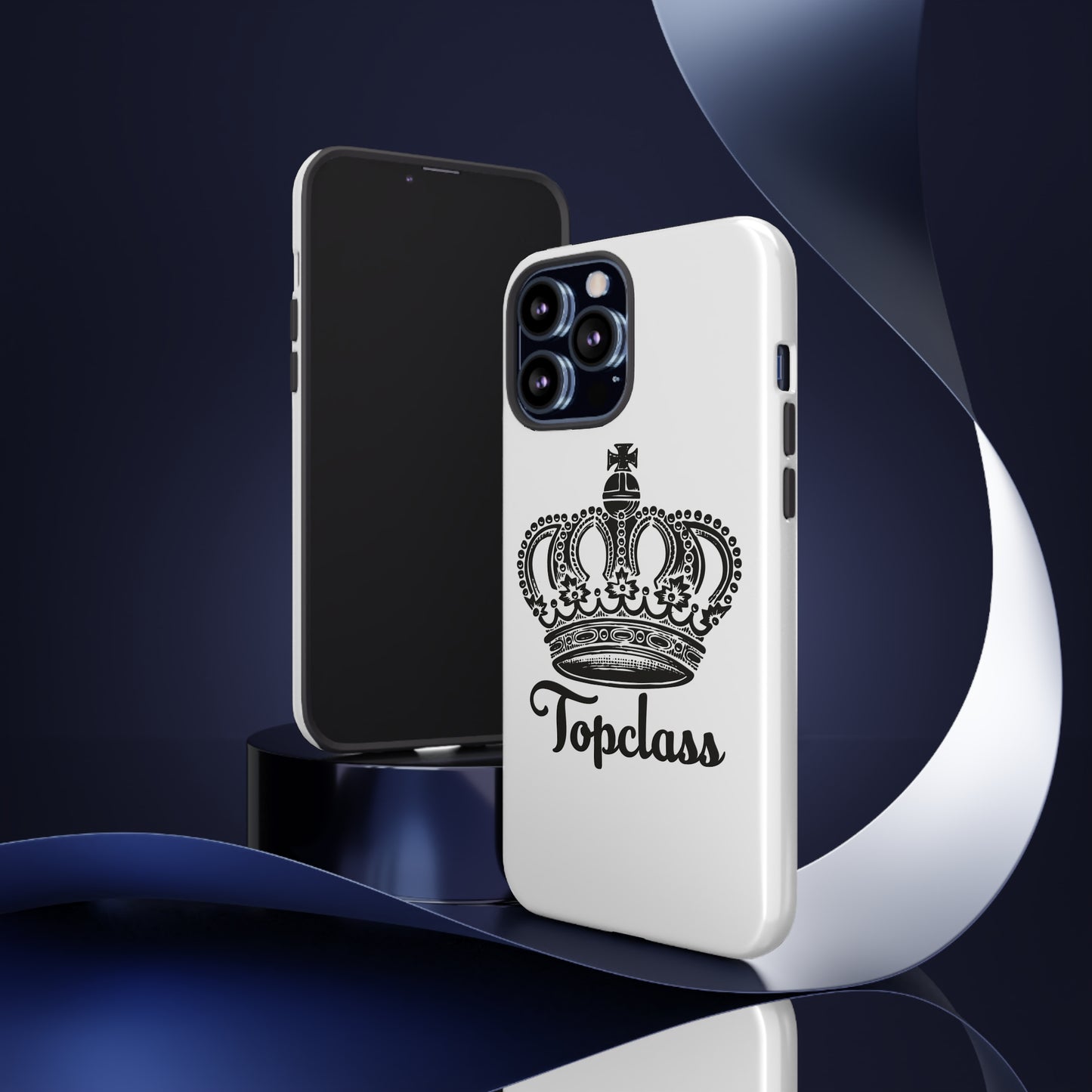 Topclass Black Logo Tough Phone Cases