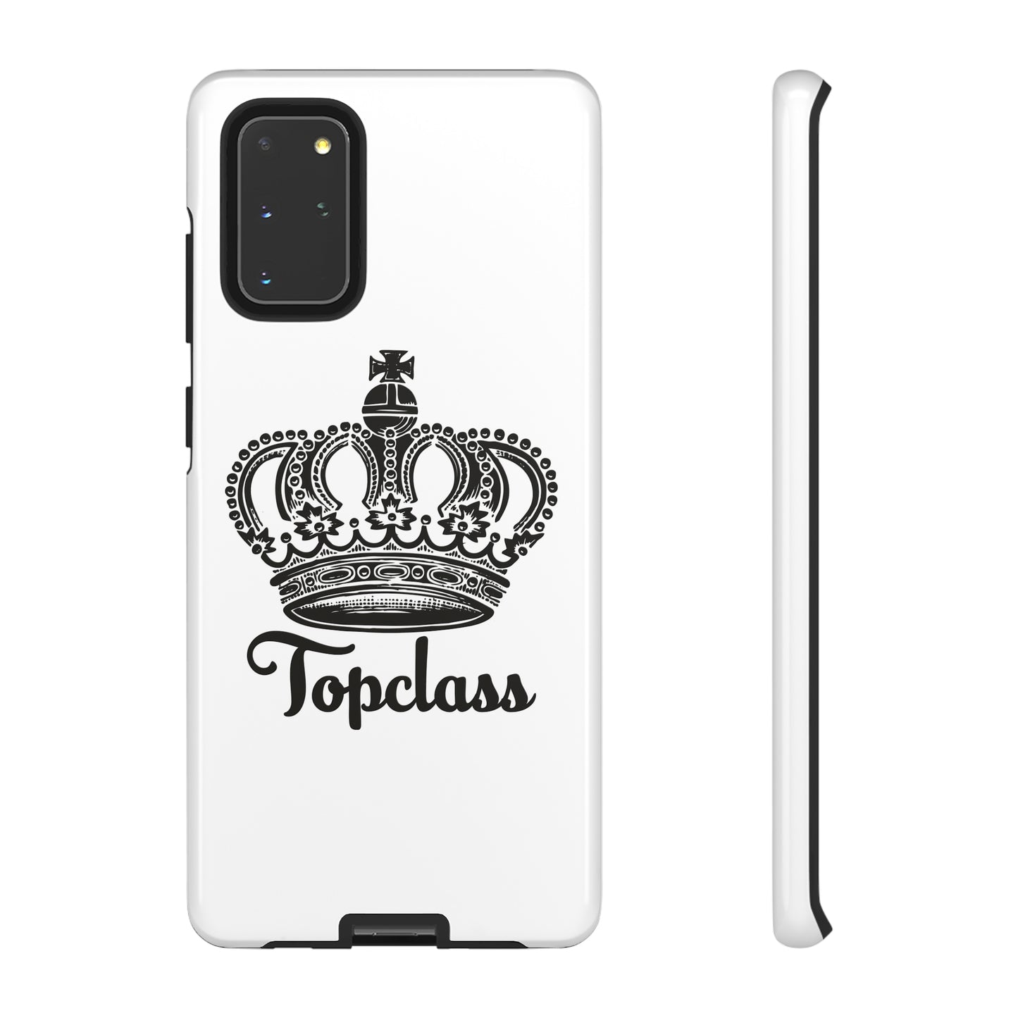 Topclass Black Logo Tough Phone Cases