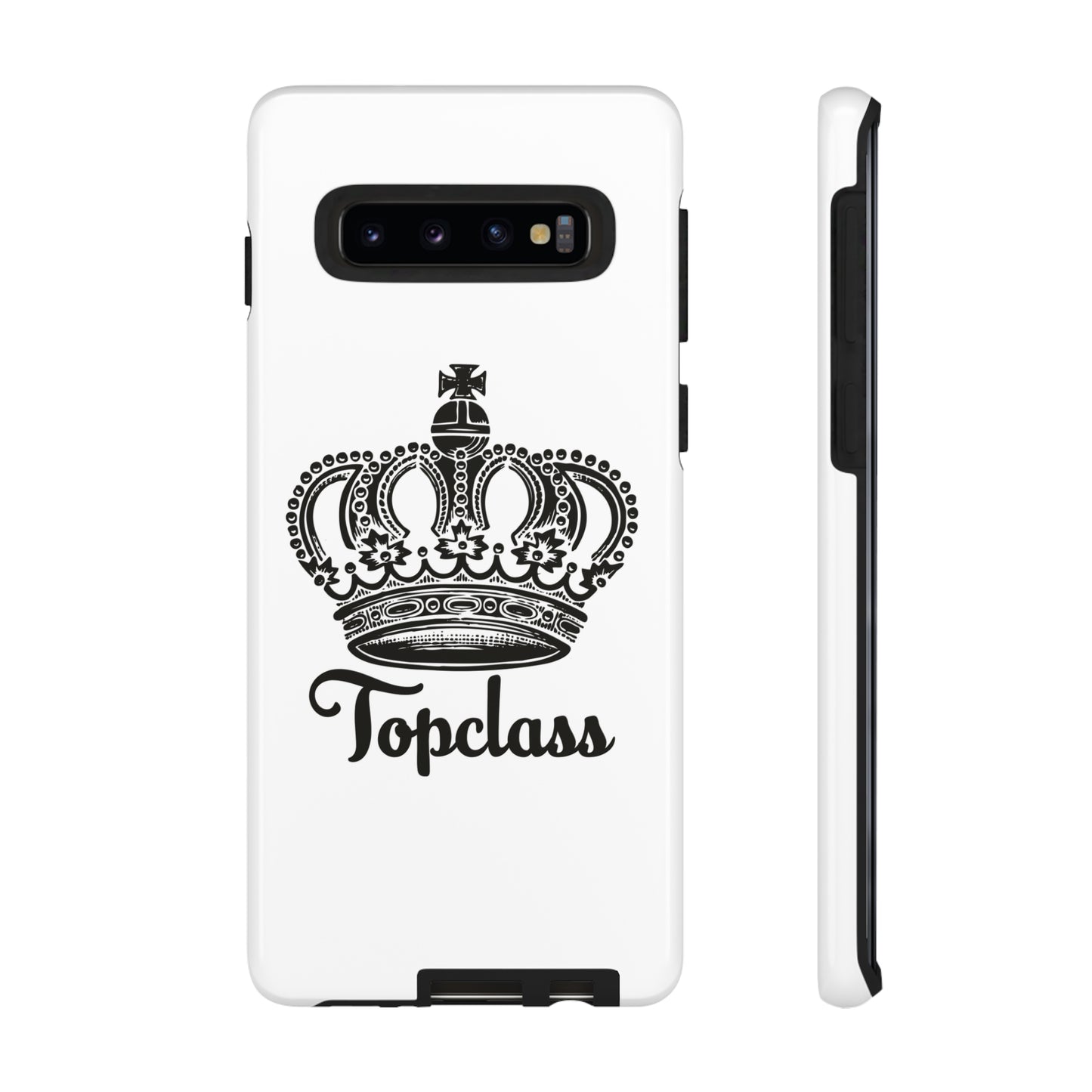 Topclass Black Logo Tough Phone Cases