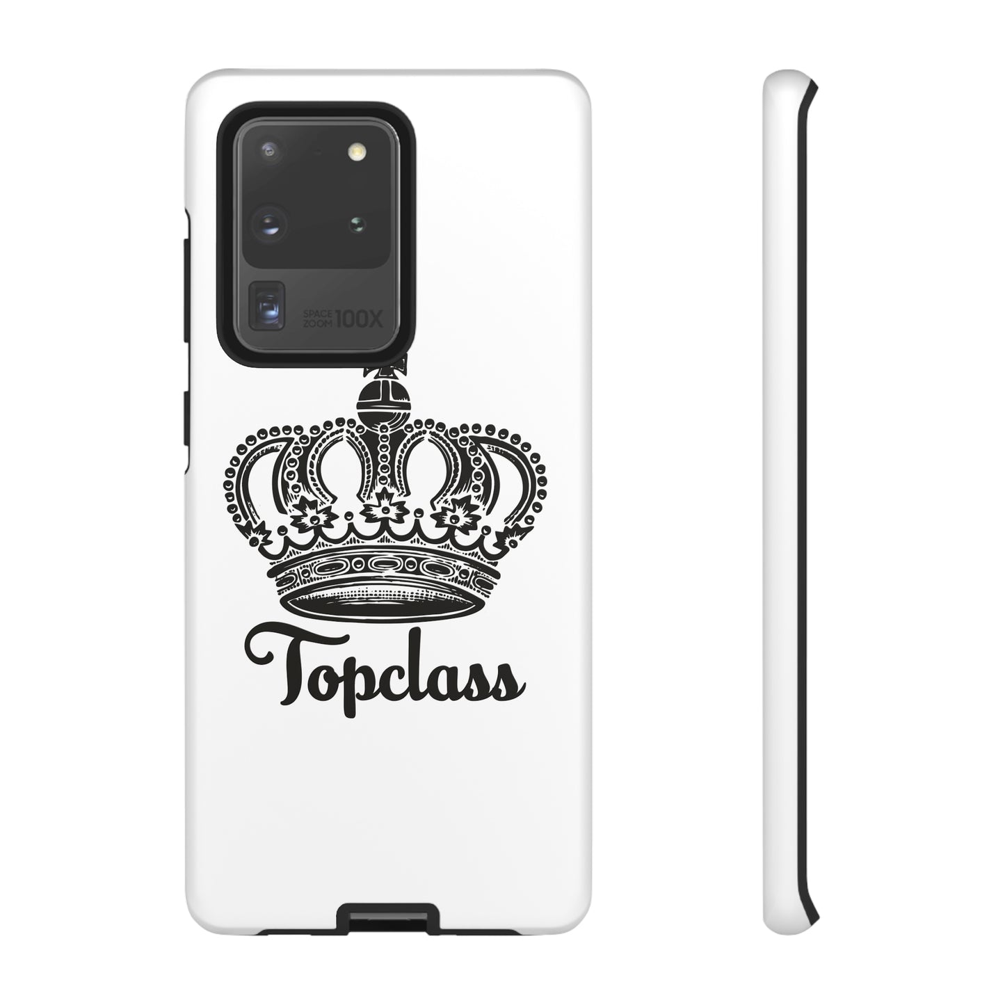 Topclass Black Logo Tough Phone Cases