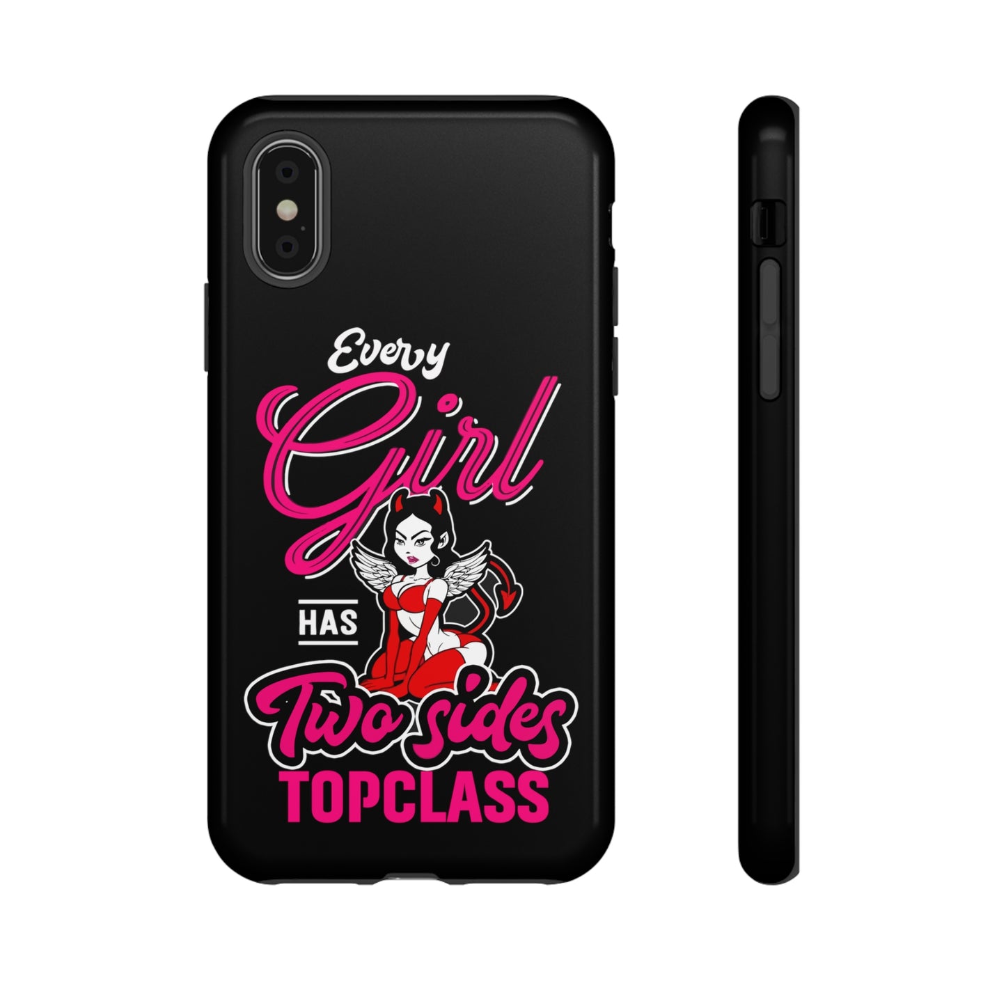 Topclass Tough Phone Cases Every girl has two sides