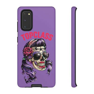 Topclass Pin Up Girl Skull Tough Phone Case