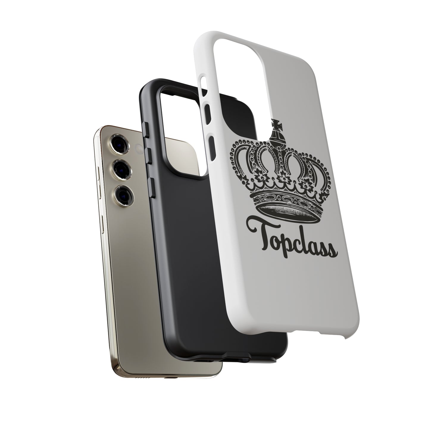 Topclass Black Logo Tough Phone Cases