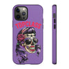 Topclass Pin Up Girl Skull Tough Phone Case