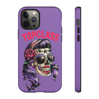 Topclass Pin Up Girl Skull Tough Phone Case