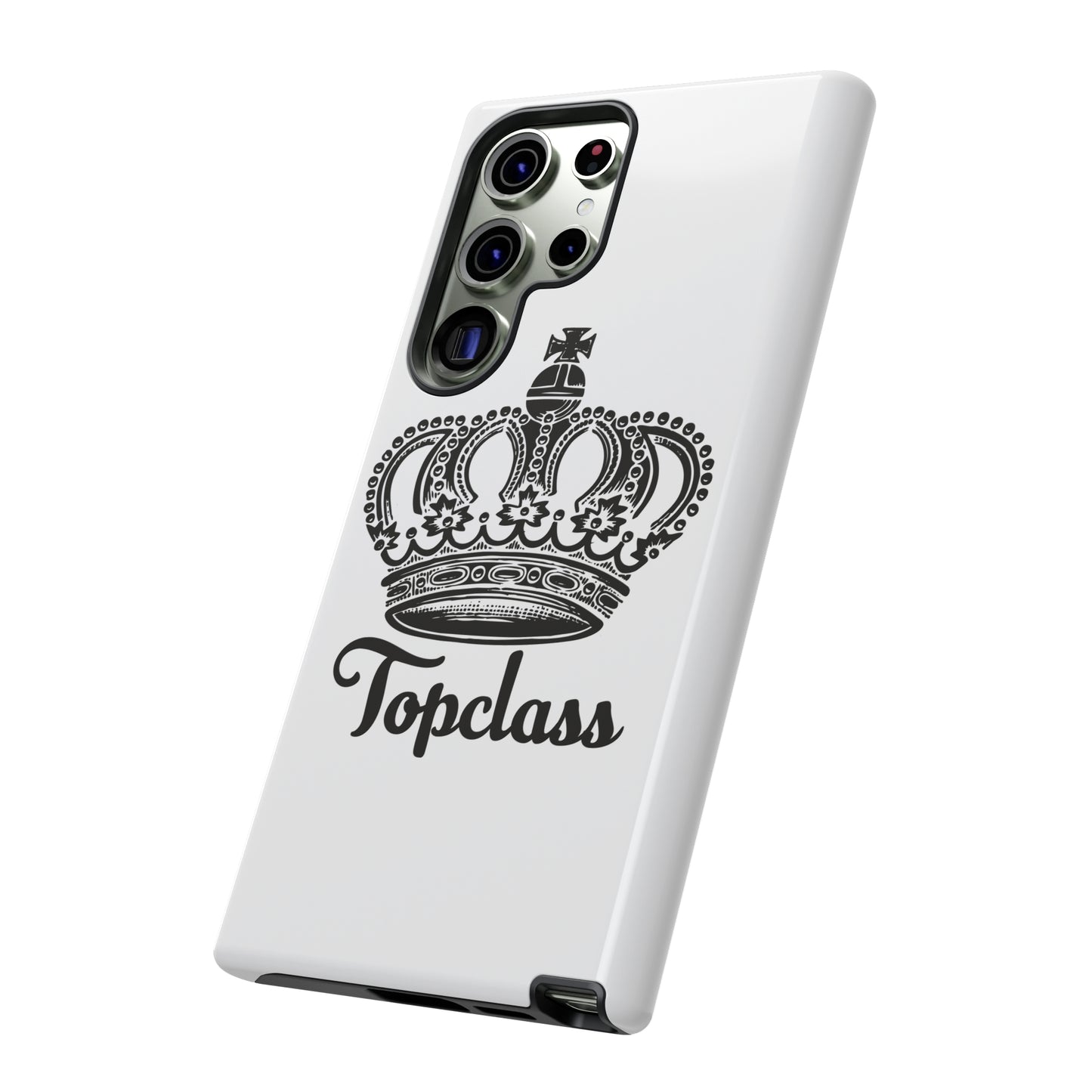 Topclass Black Logo Tough Phone Cases