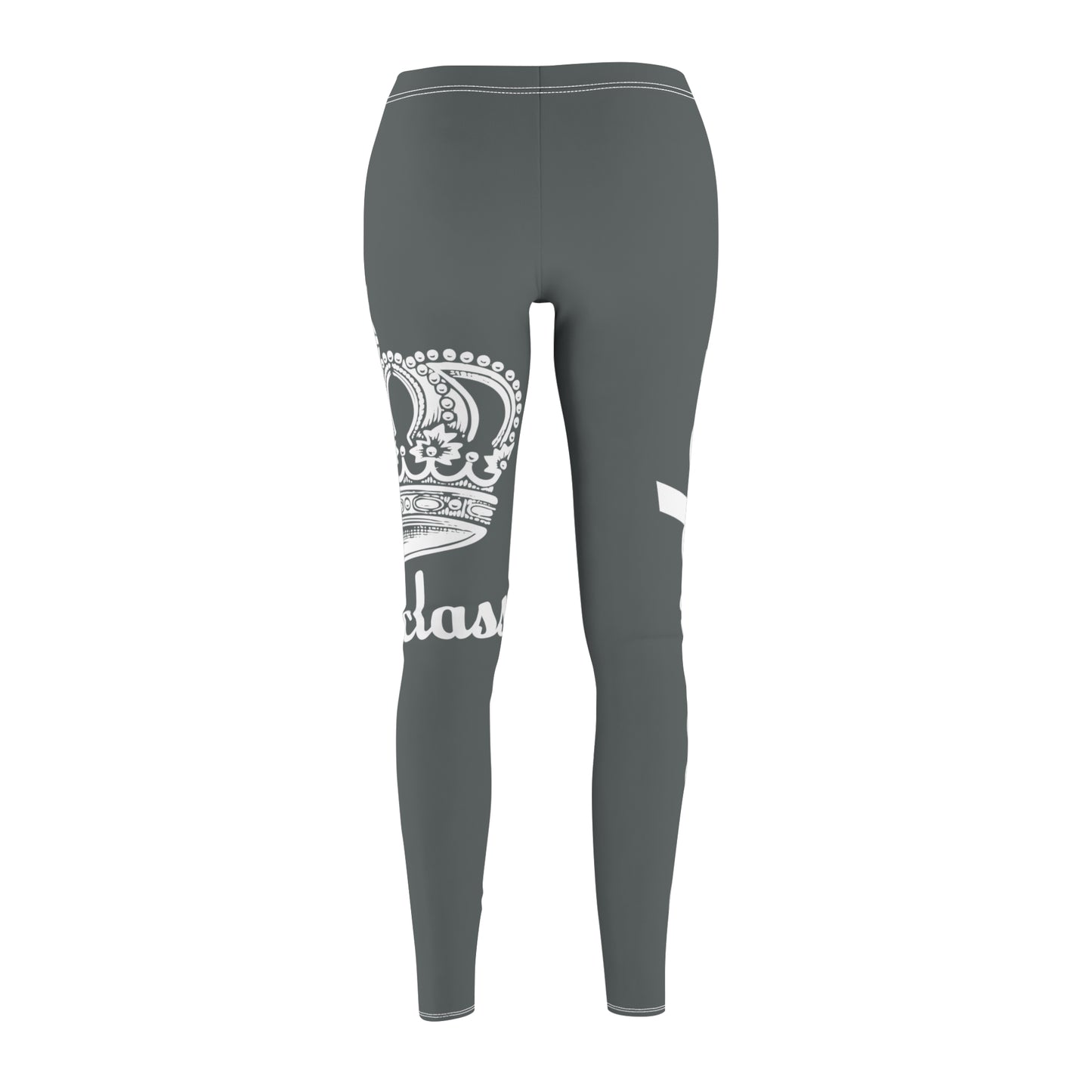 Copy of Copy of Topclass White Crown Logo Leggings