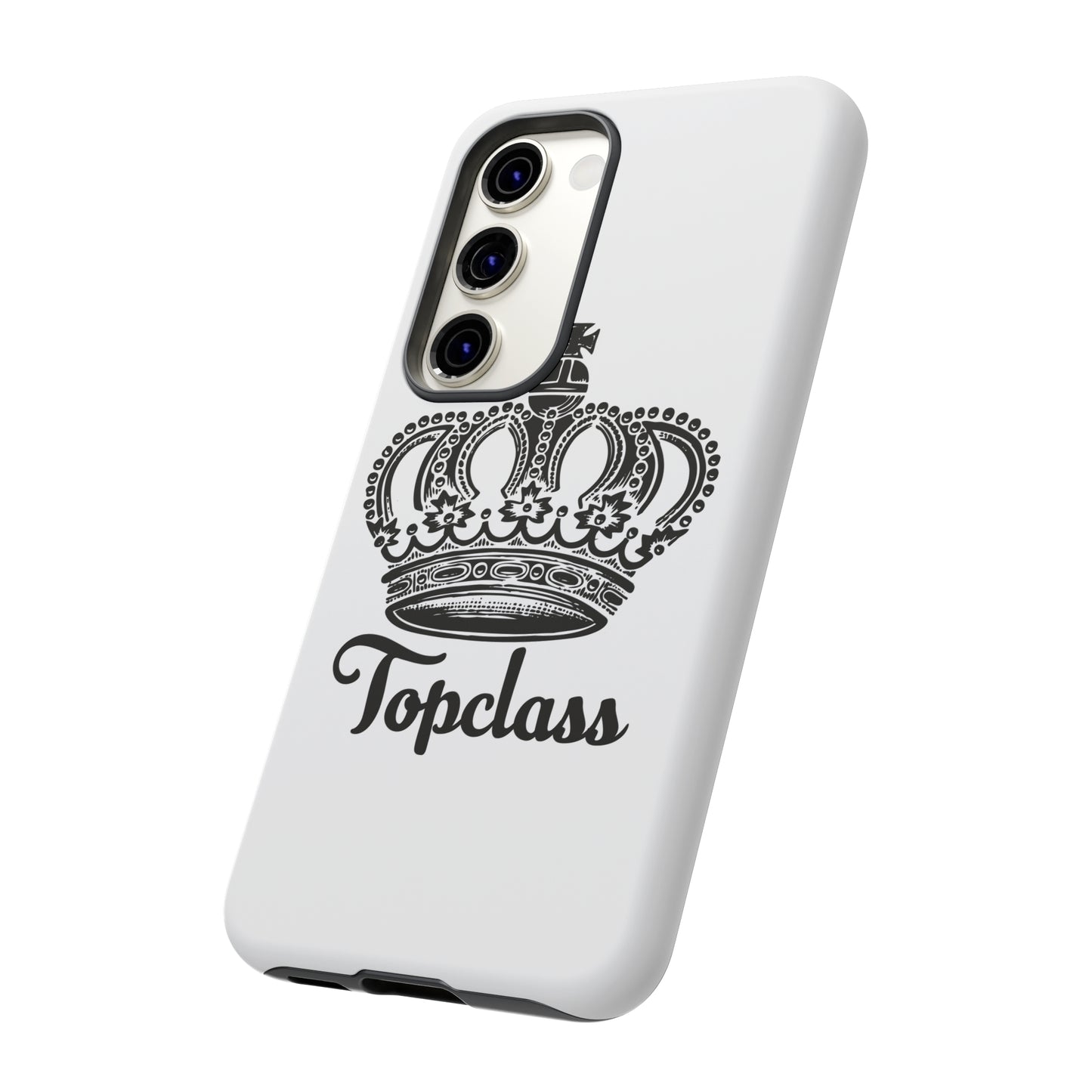 Topclass Black Logo Tough Phone Cases