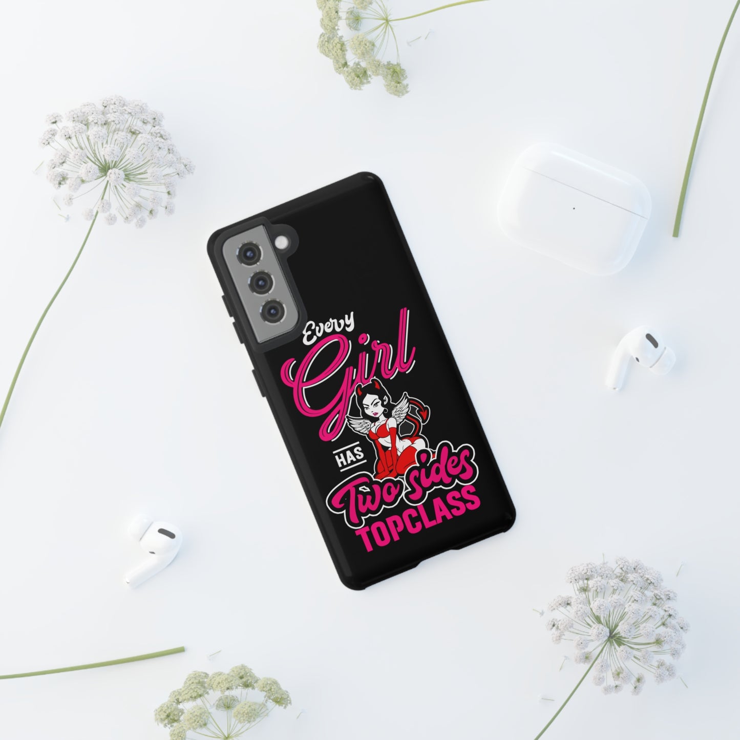 Topclass Tough Phone Cases Every girl has two sides