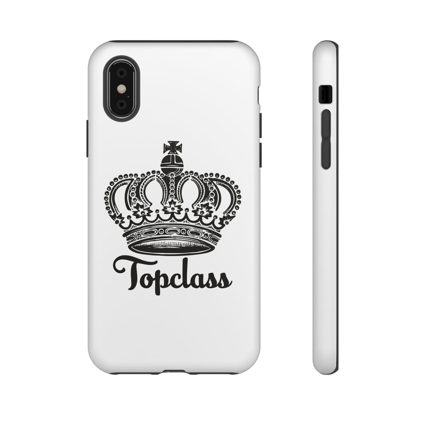 Topclass Black Logo Tough Phone Cases