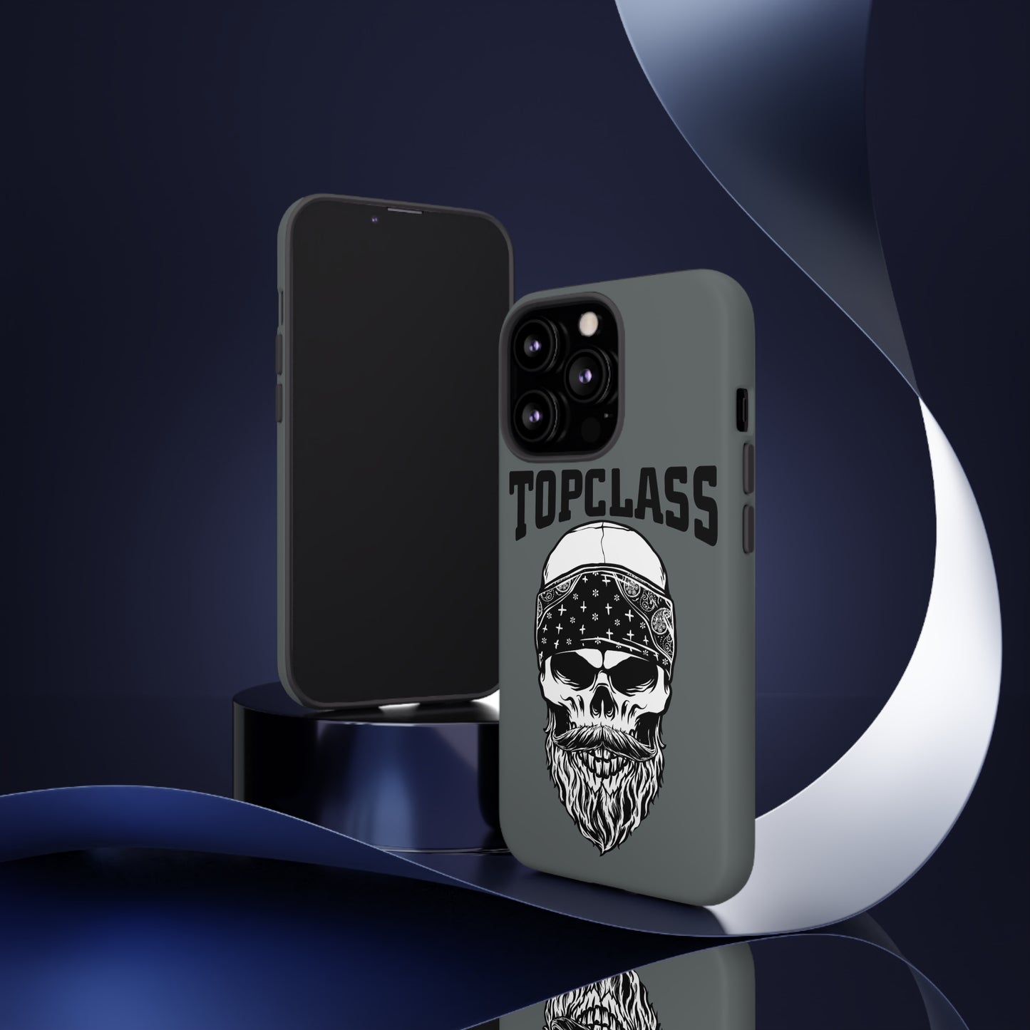 Topclass Bearded Skull Tough Phone Case