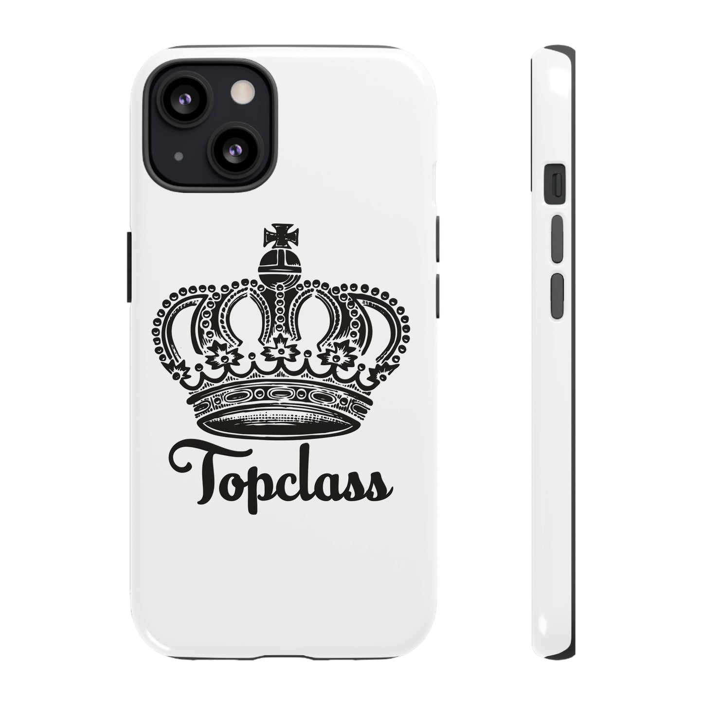 Topclass Black Logo Tough Phone Cases