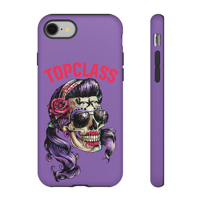 Topclass Pin Up Girl Skull Tough Phone Case