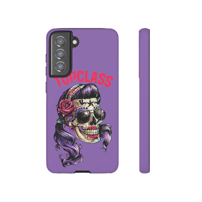 Topclass Pin Up Girl Skull Tough Phone Case